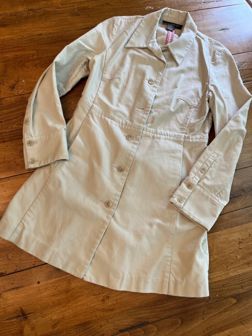 Banana Republic Light Beige Trench Coat